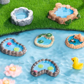 อุปกรณ์ตกแต่งสวน สะพาน น้ำตก บ่อน้ำ ป้าย บันได (ราคา/ 1 ชิ้น) ตุ๊กตาแต่งบ้าน สะสม แต่งสวน จัดสวนถาด พร็อพถ่ายรูป