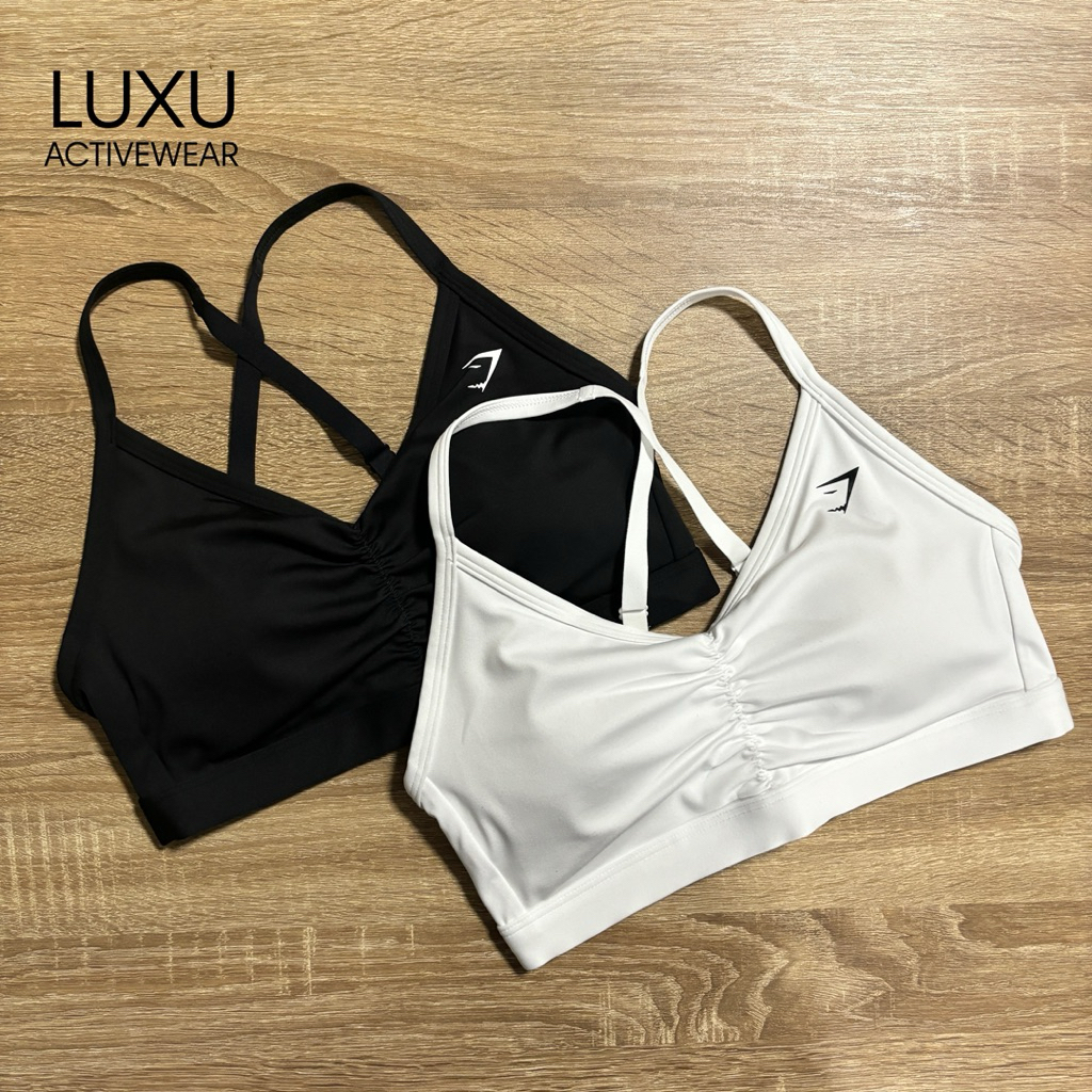 (พร้อมส่ง) GYMSHARK Ruched Sports Bra ของแท้ 100%