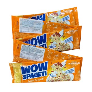(ฮาลาล)WOW spageti สปาเก็ตตี้สำเร็จรูป 1 ซอง 80 กรัม