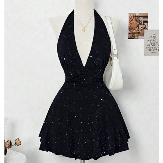 เดรส ประดับแวววาว ผู้หญิง งานปาร์ตี้