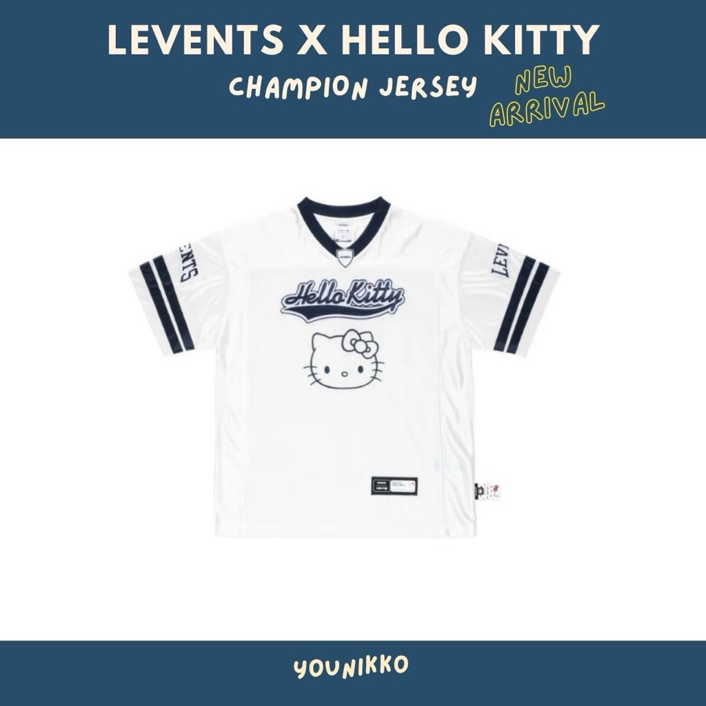 (พร้อมส่ง_ส่งด่วนภายในวันได้) levents x hello kitty รุ่น champion