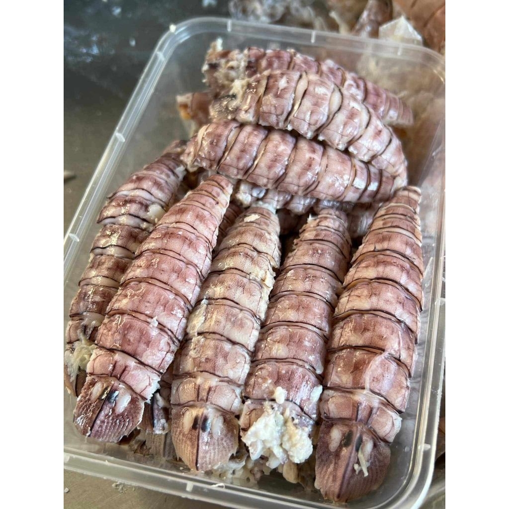 เนื้อกั้งแก้วแกะ เนื้อกั้งไข่แกะ และเนื้อเขียวแกะ เนื้อล้วนไม่ติดเปลือกต้มเสร็จ แบ่งขาย กล่องละ 500กรัมและ1กิโลกรัม