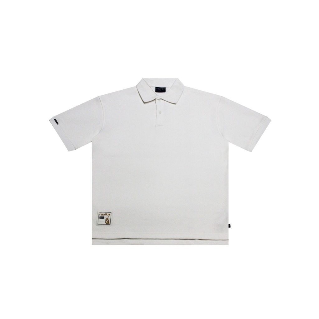 NAUTICA POLO เสื้อโปโล K25010023 1BW สีขาว