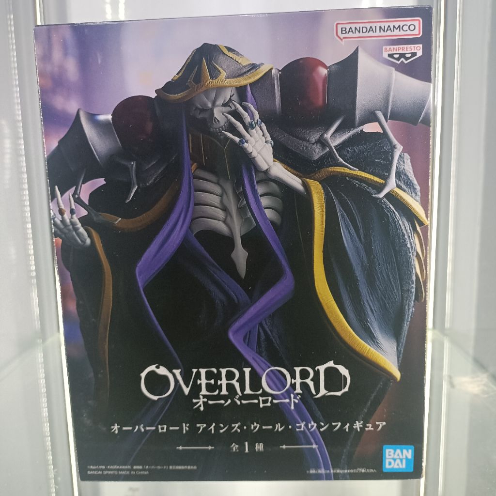 มือ1 งานแท้ Overlord Ainz Ooal Gown Figure Japan Anime New BANPRESTO