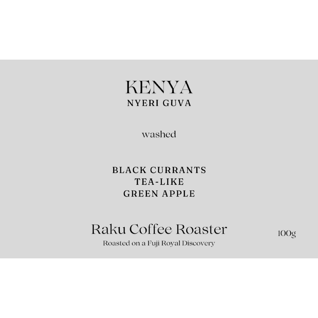 เมล็ดกาแฟคั่วอ่อน Kenya, Nyeri AA