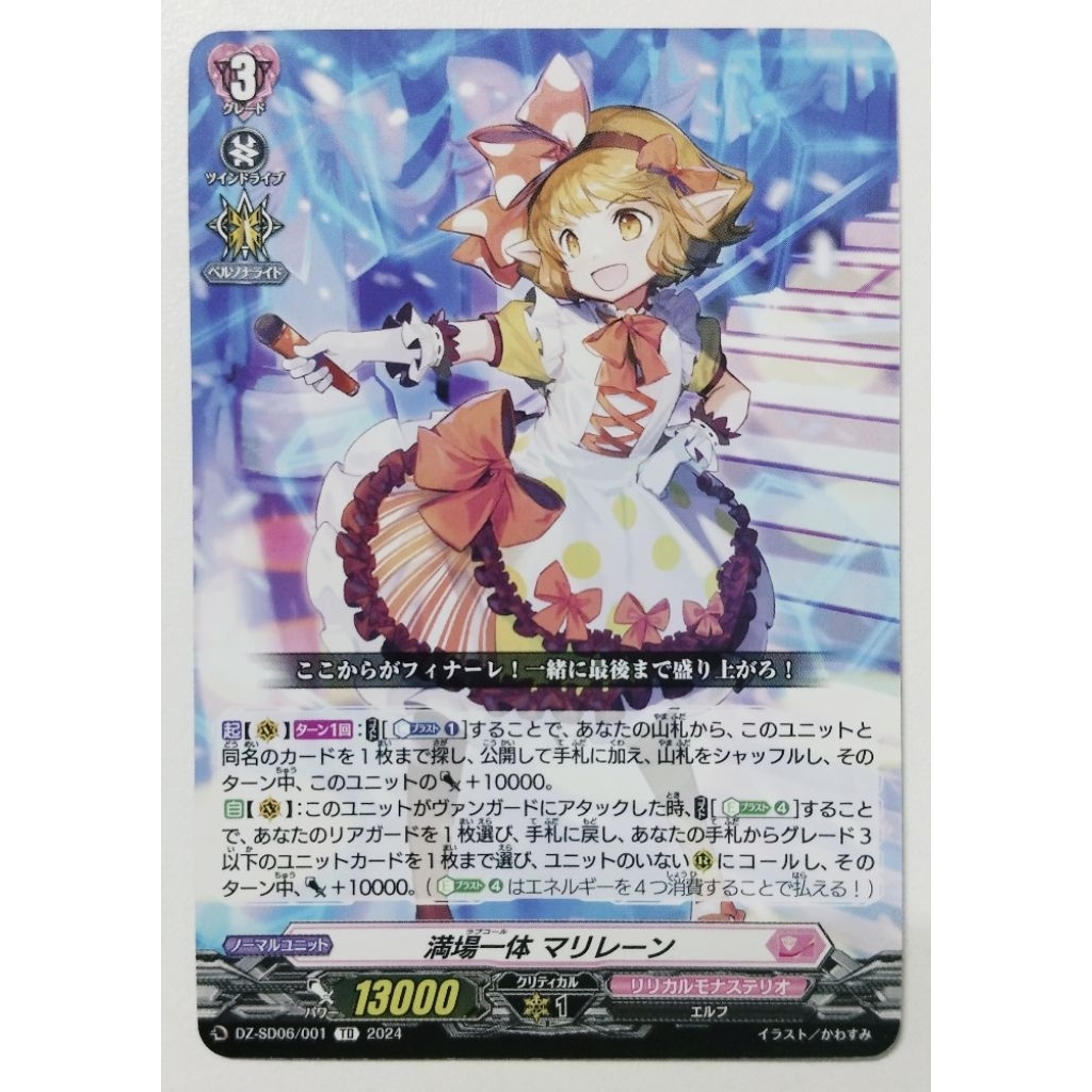 VG การ์ดแยกใบ DZ-SD06/001