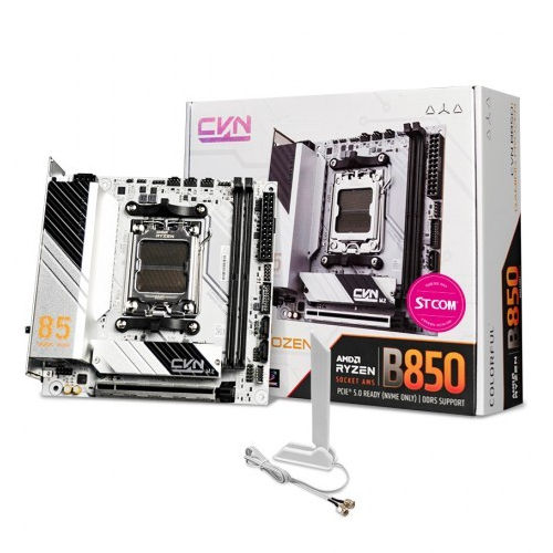 MAINBOARD (เมนบอร์ด)(AM5) COLORFUL CVN B850I GAMING FROZEN V14