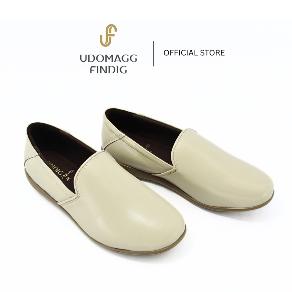 Udomagg&Findig อุดมเอก ฟินดิจ รองเท้าคัทชูหนังแท้ผู้หญิง รหัส LH772