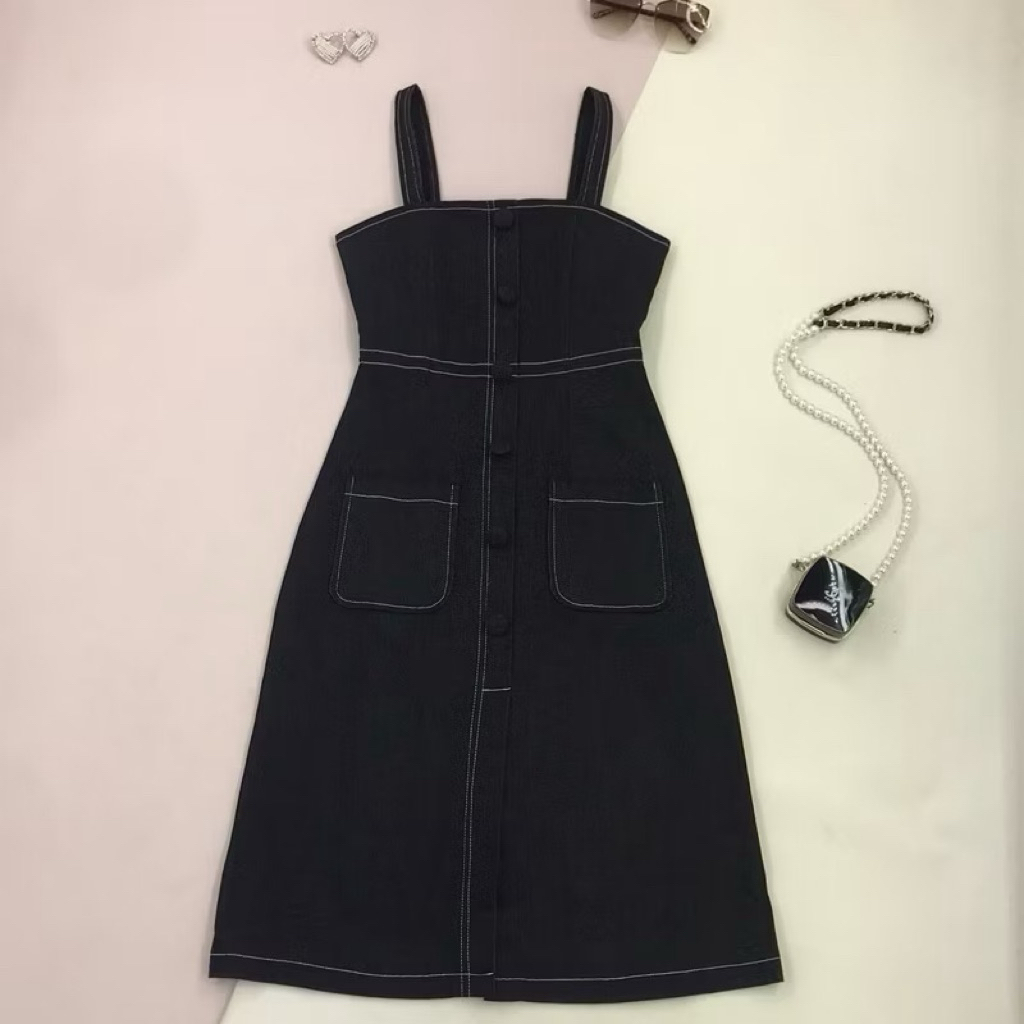 เดรสยีนส์ แบรน Lisa พร้อมส่ง 🇨🇷