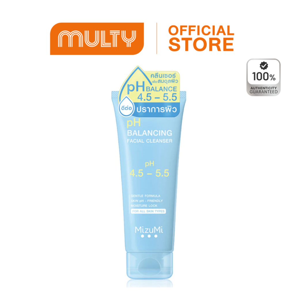 MizuMi pH Balancing Facial Cleanser 100ml.เจลล้างหน้า pH