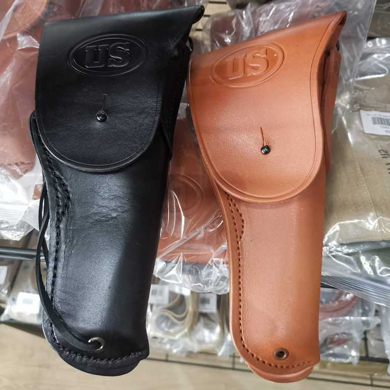 US .45 M1916 Colt 1911 Holster ซองปืน มีสีดำ สีน้ำตาลอ่อน ร้าน BKK Militaria
