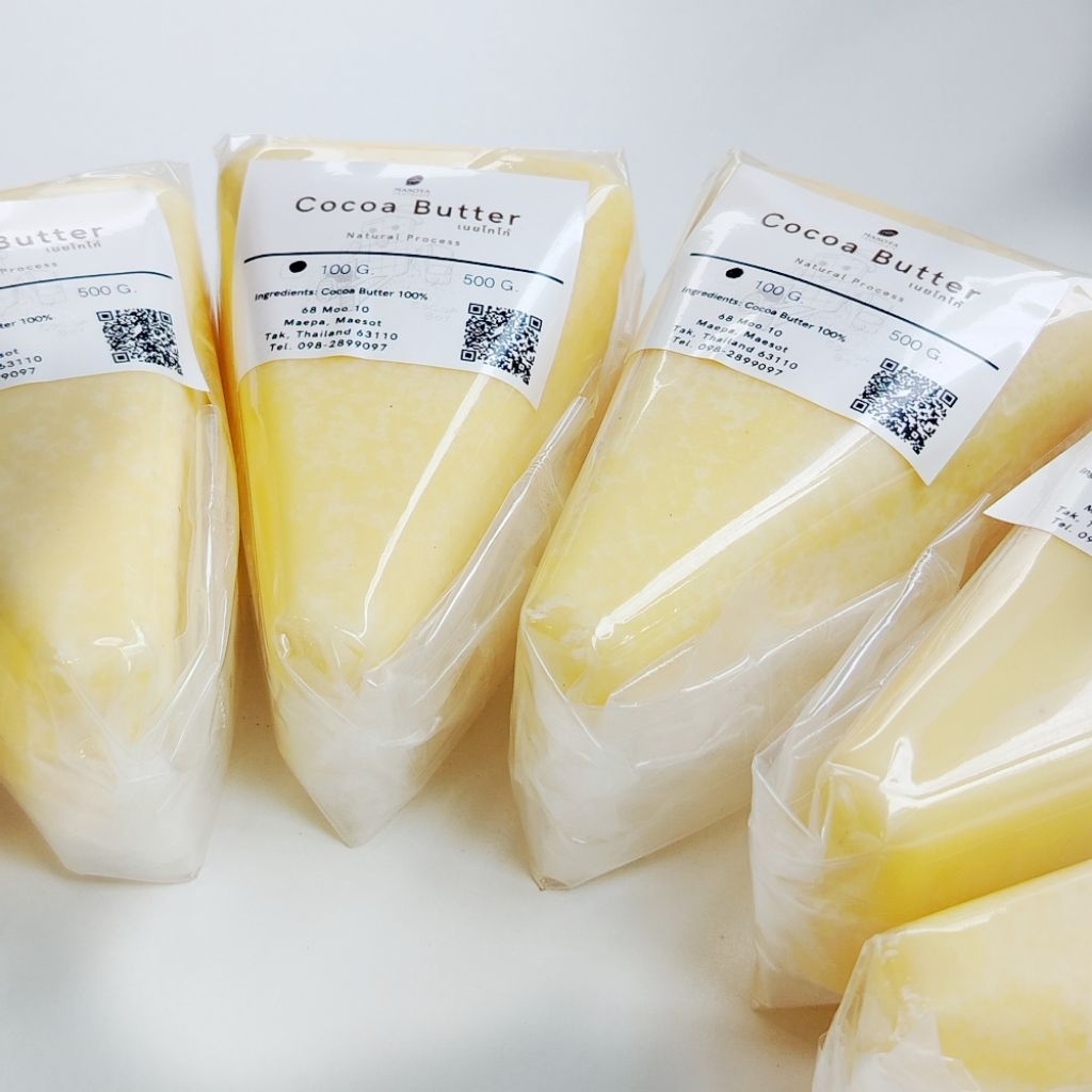 เนยโกโก้​ Cocoa​ Butter​ ขนาด​ 100​ กรัม