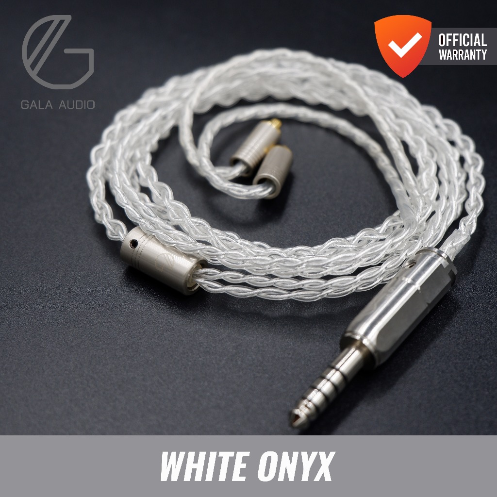 Gala audio White Onyx สายอัพเกรดเงินล้วน เงินแท้ Pure Silver Litz