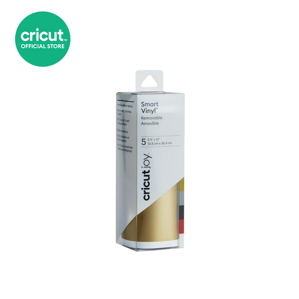 Cricut Joy Smart Vinyl Removable Elegance Sampler ขนาด 5.5x12 นิ้ว สำหรับเครื่องตัดรุ่น Cricut Joy