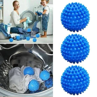 DRYER BALLS 🔵🔵 ลูกบอลซักผ้าถนอมผ้า ลูกบอลซักผ้า ผ้าไม่พันกัน นุ่มและแห้งไว โดยไม่ใช้สารเคมี #ของแท้