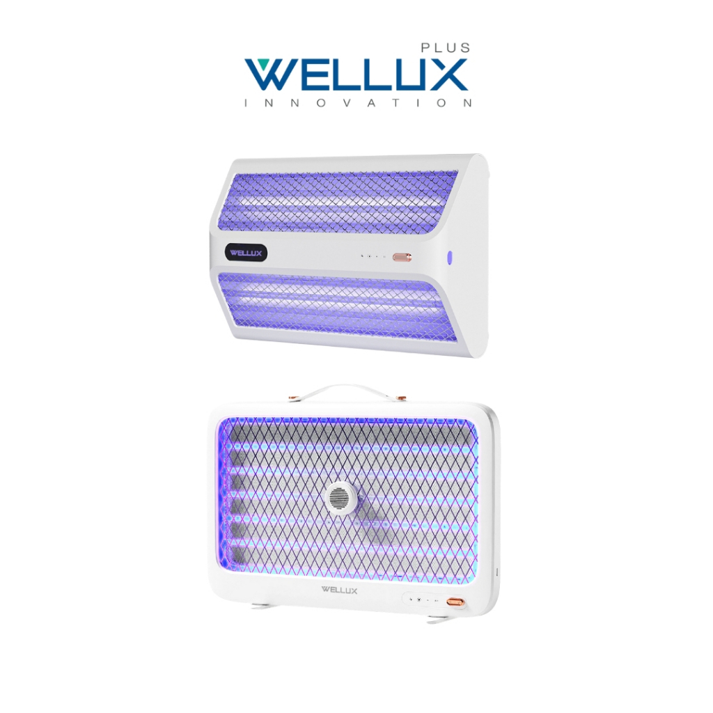 WELLUX เครื่องดักกำจัดยุงไฟฟ้ามินิมอล 5W 10W แบบชาร์จไฟได้ Rechargeable Mosquito Killer 906-903