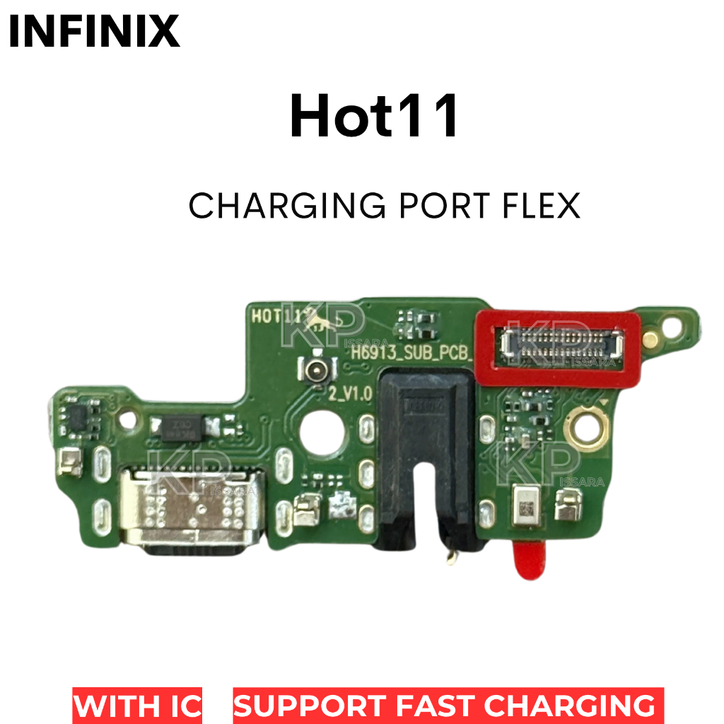 ชุดบอร์ดชาร์จ สำหรับ infinix hot11 ตูดชาร์จ ก้นชาร์จ แพรไมค์ แพรสมอ สำหรับ infinix hot11อะไหล่มือถือ