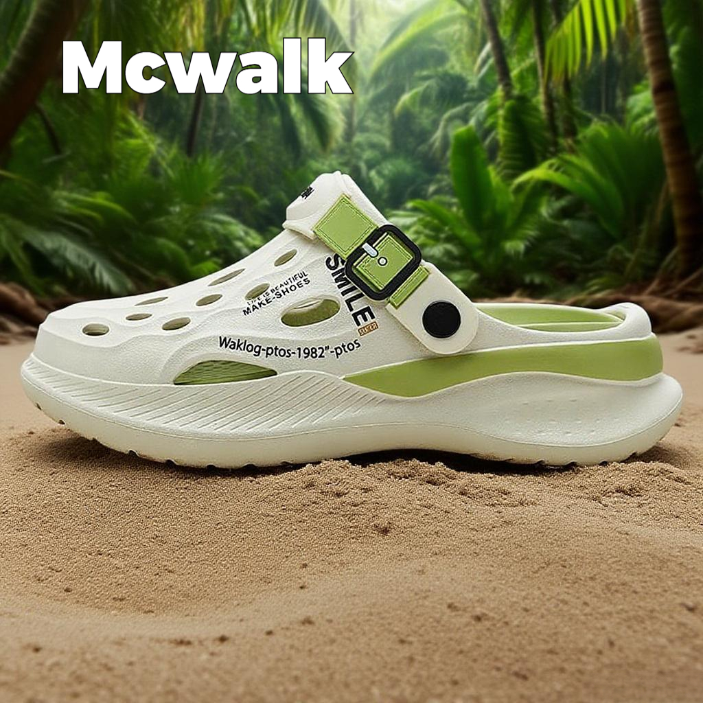 MCWALK Clogs/Unisex/พื้นหนา5ซม./ระบายอากาศ/กันกลิ่น/พร้อมส่งในไทย