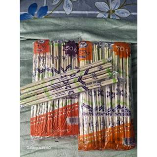 MEE ตะเกียบไม้อนามัยตะเกียบใช้แล้วทิ้ง บรรจุ 70 คู่/ 50 คู่ต…