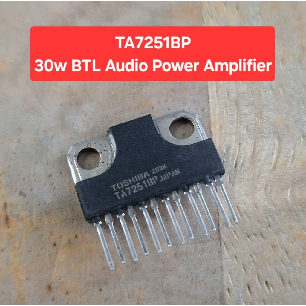 TA7251BP BTL Audio Power Amplifier