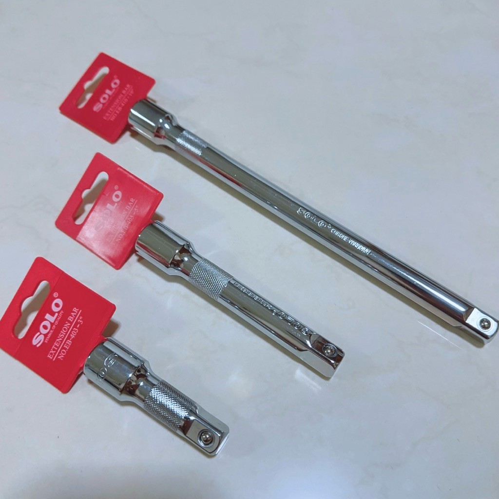 ข้อต่อบล็อก SOLO No.EB-403, EB-405, EB-410 1/2" (ด้ามต่อบล็อค, ข้อต่อลูกบล็อก, ด้ามต่อบล็อคยาวโซโล)