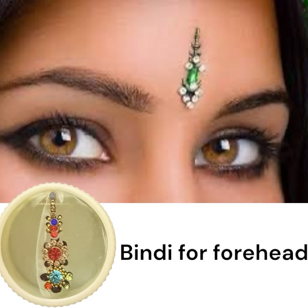 sticker bindi perfect for traditional wear,easy to use,reusable,beautiful designs, choose any design randomly send 1pc