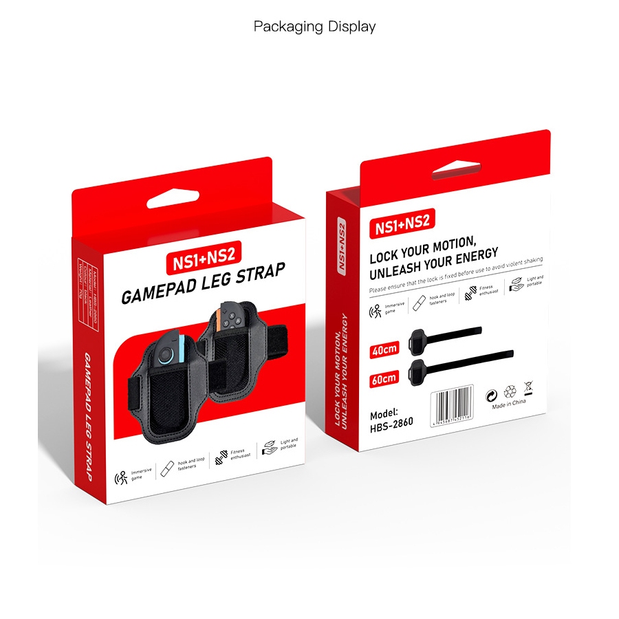 Switch2/ Switch1 /oled สายรัดขาแบบจับซ้ายและขวา สายรัดขาแบบยืดหยุ่น Leg Strap Compatible   สายรัดขา 2 ชิ้น ราคา ถูกที่สุด ดีลบีเคเค แกลเลอรีภาพที่ 6