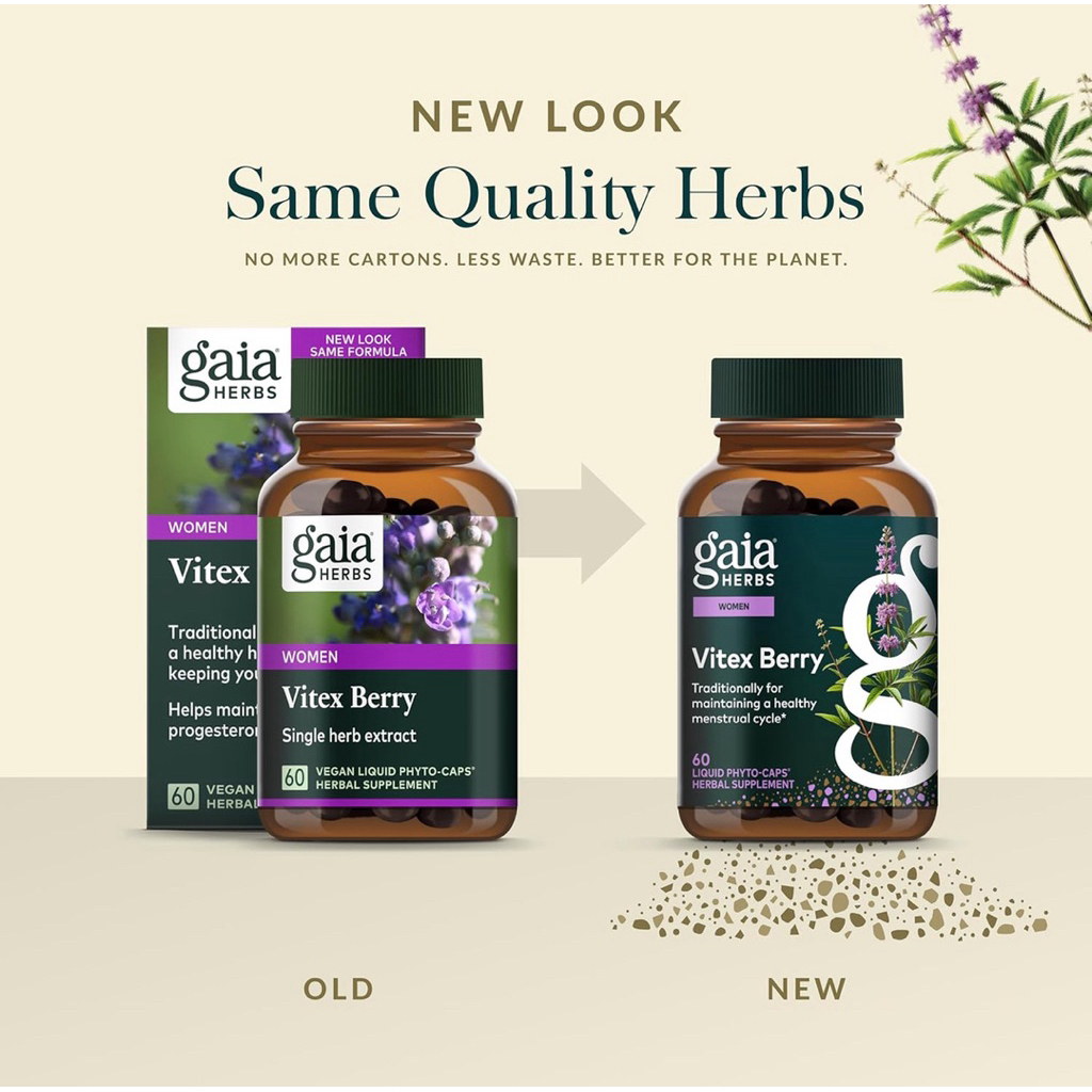 Gaia Herbs, Vitex Berry, 60 Vegan Liquid Phyto-Caps