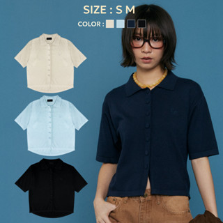 Bemingtop975(S-M)-Polo Button Long – โปโลกระดุมยาวทรงเกาหลี …