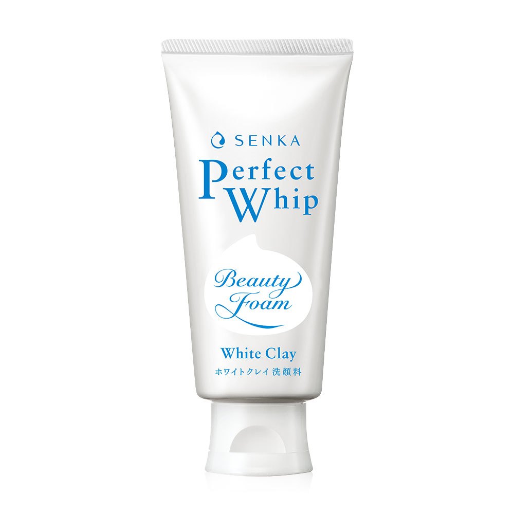 Senka perfect whip white clay foam 120g. วิปโฟมล้างหน้า สูตรผสม White Clay ฟองโฟมละเอียดนุ่ม