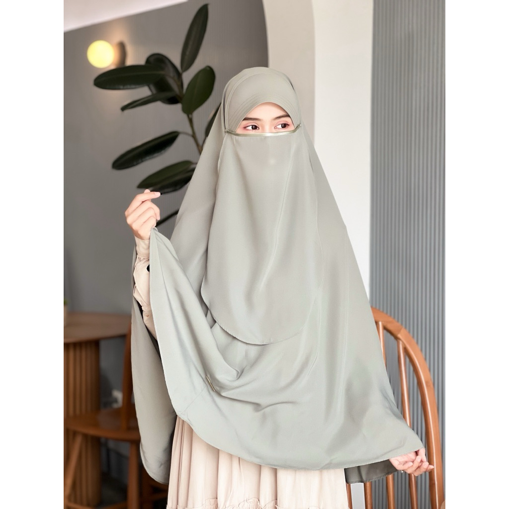 Taqwa Collection ผ้าคลุมทรงกลมผ้าคริสตัลไทเกอร์
