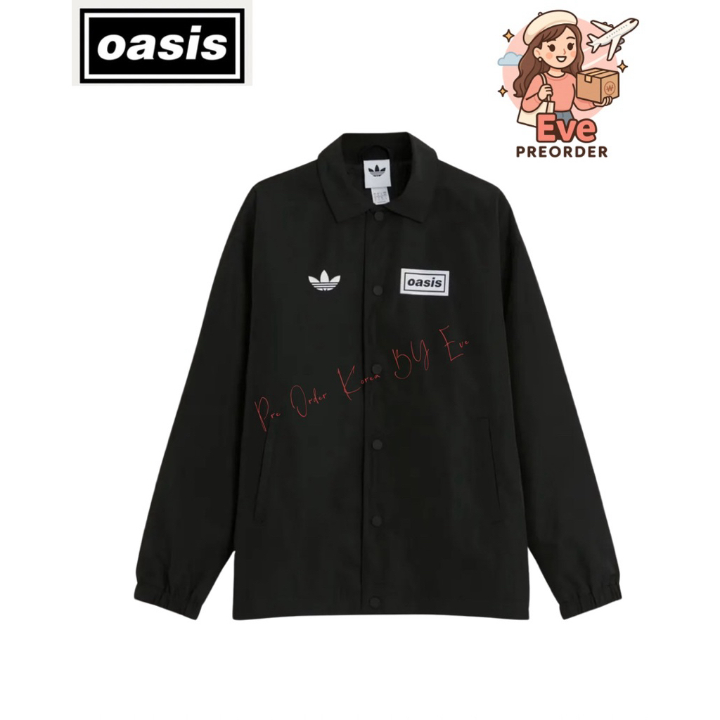 adidas X Oasis Limited Edition Tour Coach Jacket Shirt