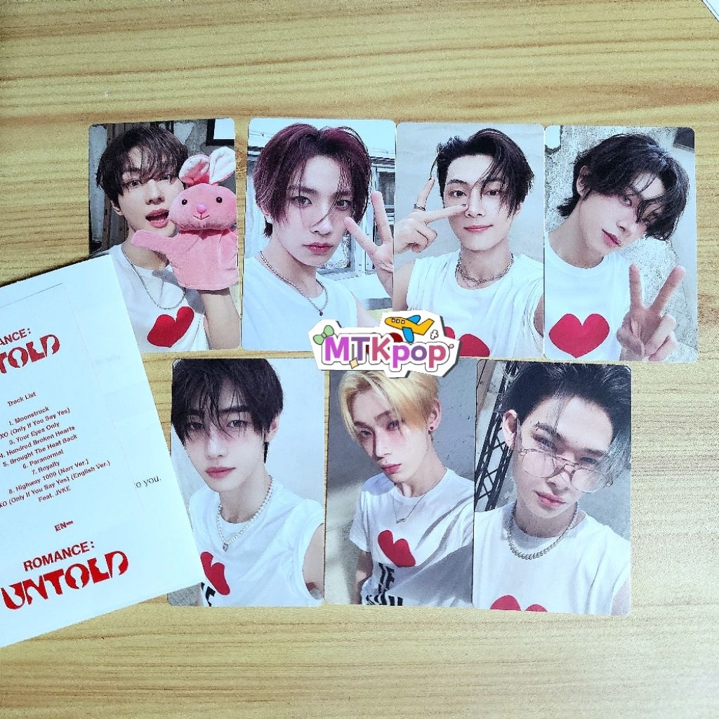 (พร้อมส่ง) การ์ด ENHYPEN UNTOLD Weverse Ver.