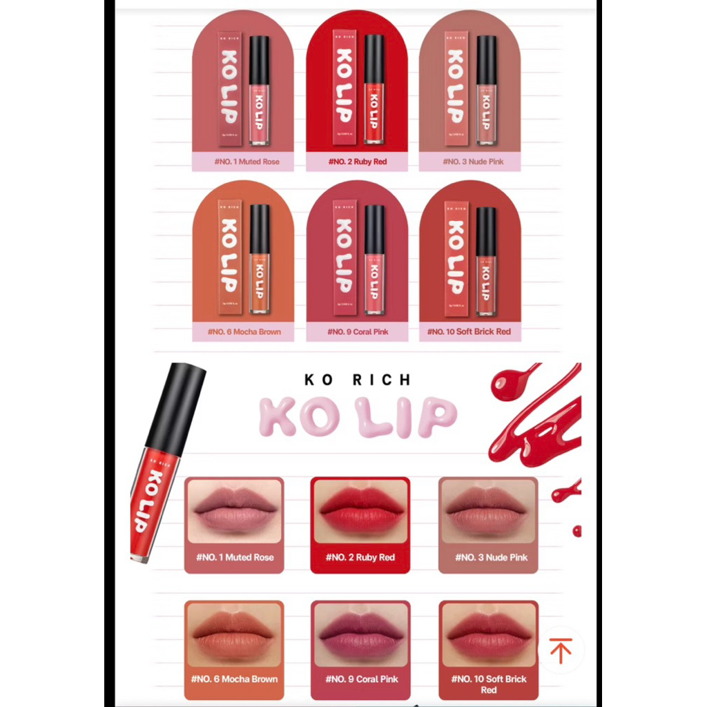 ลิปแมท เคโอริช KO rich