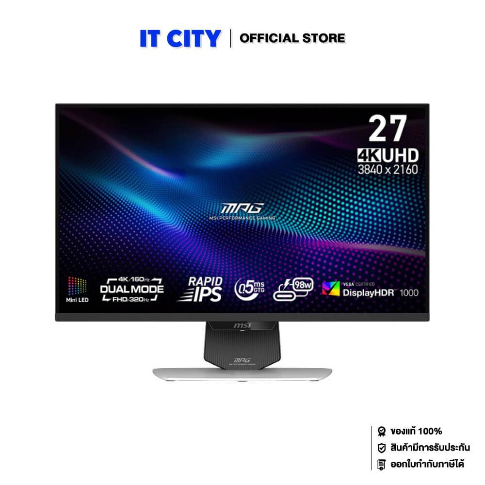 MSI Gaming Monitor MPG 274URDFW E16M - 27"/4K/Rapid IPS/160Hz/0.5ms/USB Type-C 98w/3Y*3 MNL-002311