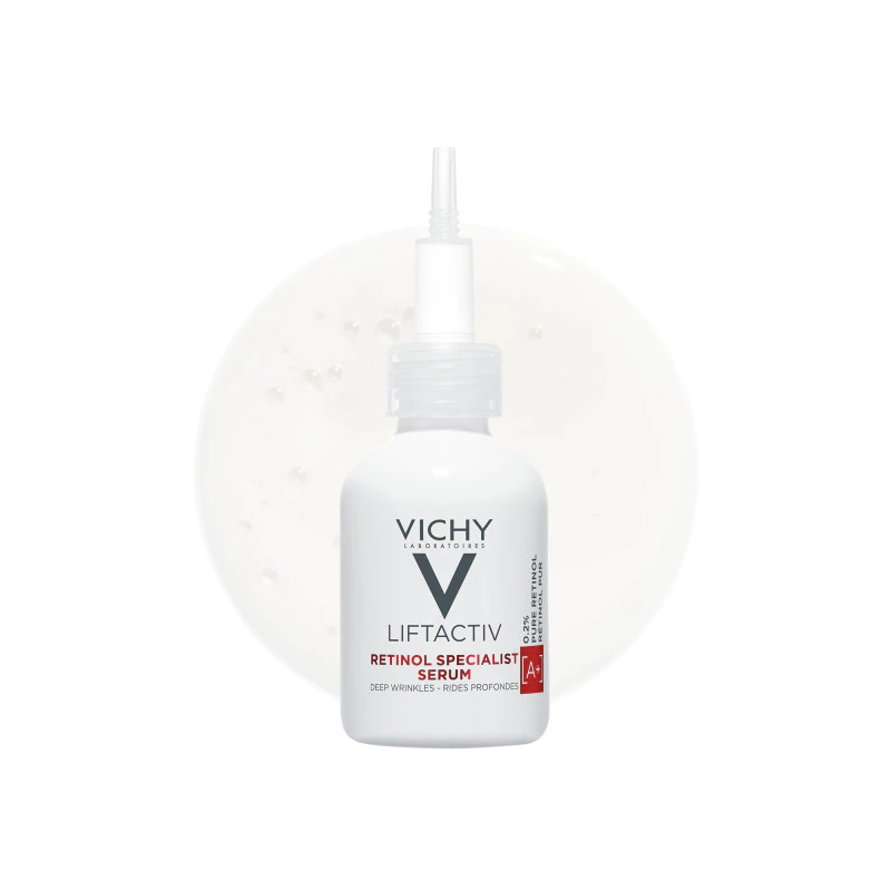 Vichy LiftActiv Retinol Specialist Serum 30ml - Anti- Aging for Radiant Plumper Smoother Skin
