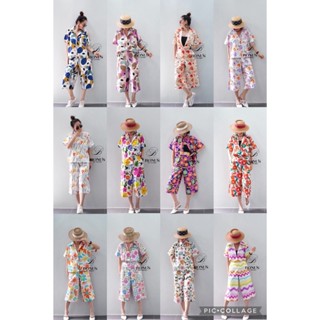 👉ทักแชทก่อนสั่ง👈 ชุดเซ็ตเก๋ๆ เสื้อคอปกเชิ้ตแขนสั้นผ้าคอตตอนญ…