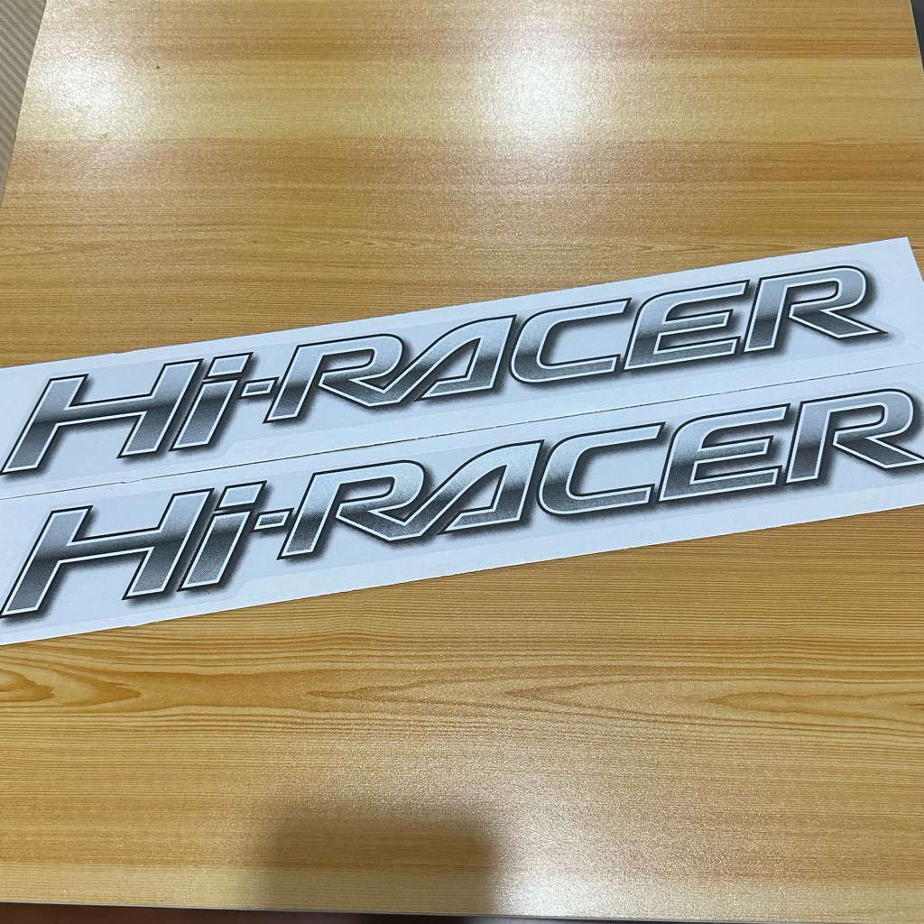 สติ๊กเกอร์* Hi-RACER สีดำ ปี 2013 PRO ติดข้างท้ายกระบะ MAZDA BT-50 ( ราคาต่อชุด มี 2 ชิ้น )