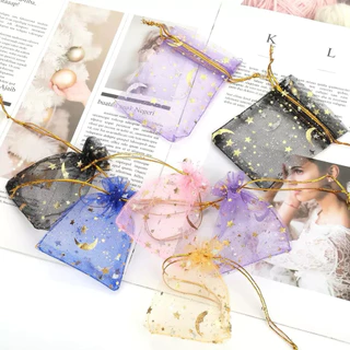 A068 พร้อมส่ง(ขั้นต่ำ10ใบคละแบบได้) ถุงผ้าแก้ว ใส่ของชำร่วย ของรับไหว้ ของขวัญ เครื่องประดับ สังฆทาน แพคเกจขนม