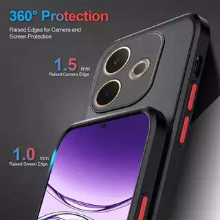 เคสขอบสีหลังด้าน สำหรับ Oppo A6Pro Reno14 Pro Reno14F A5I A5 A5x A5pro A3 A3X A79 Reno11F เคสกันกระแทก