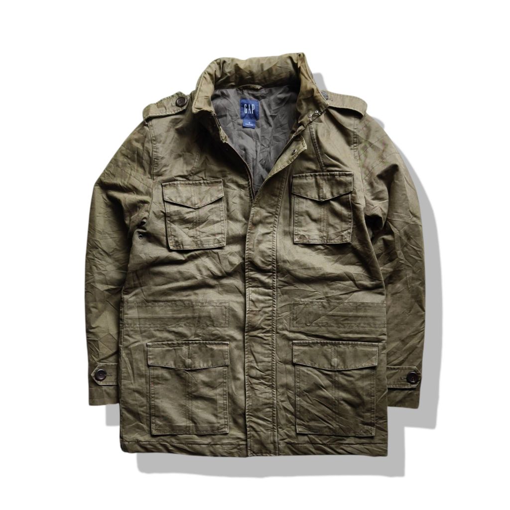 Gap M-65 Military Hooded Jacket รอบอก 43”