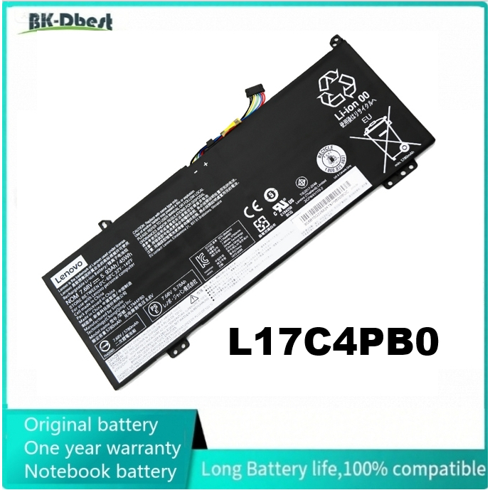 แบตเตอรี่สำหรับ L17C4PB0 L17M4PB0 L17M4PB2 L17C4PB2 L17C4PBO Flex 6-14 IdeaPad 530s-14IKB 111 แบตเตอ