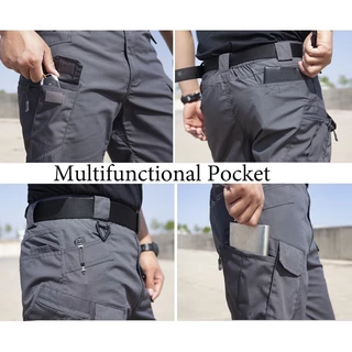 UniWear | กางเกงขาสั้นยุทธวิธี X7 สำหรับผู้ชาย กางเกงขาสั้นคาร์โก้ 6 กระเป๋า กางเกงขาสั้นยุท กลางแจ้ง