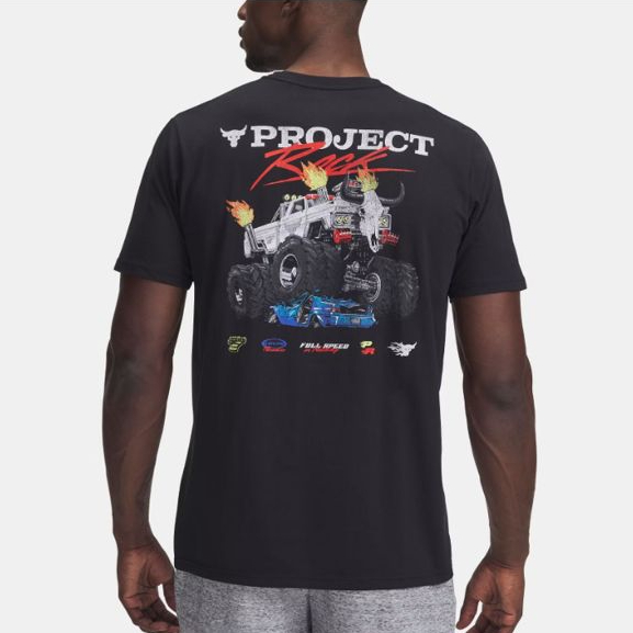 เสื้อยืด Under Armour Project Rock Truck Short Sleeve เสื้อยืด UA สินค้าแท้ 100%