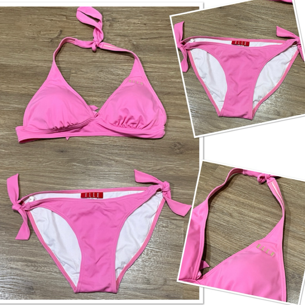 ELLE Bikini (2nd) : Lบิกินี่ ชุดว่ายน้ำ👙 สีชมพู