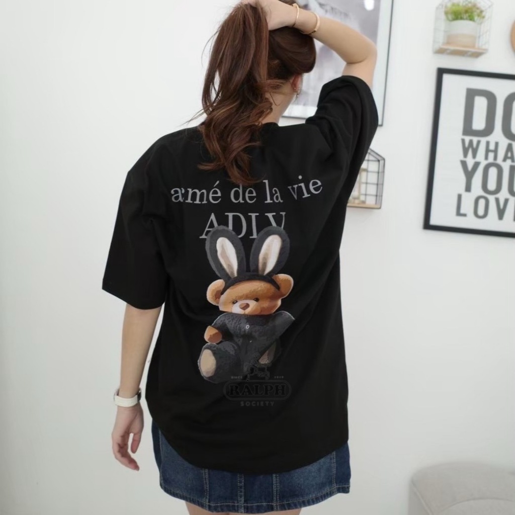 ADLV Rabbit T-Shirt (White) - รูปที่ 2