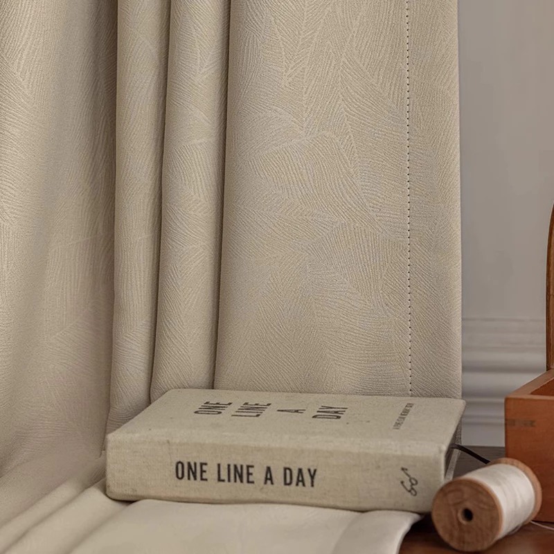 แนะนำ ผ้าม่าน ผ้าม่านสีอบอุ่นสไตล์ญี่ปุ่น การแรเงา 99% ผ้าม่านกันแสง ม่านหน้าต่าง พร้อมคุณสมบัติฉนวนกันเสียงและความร้อน ผ้าม่านบังแดด ราคาพิเศษ มีเก็บเงินปลายทาง