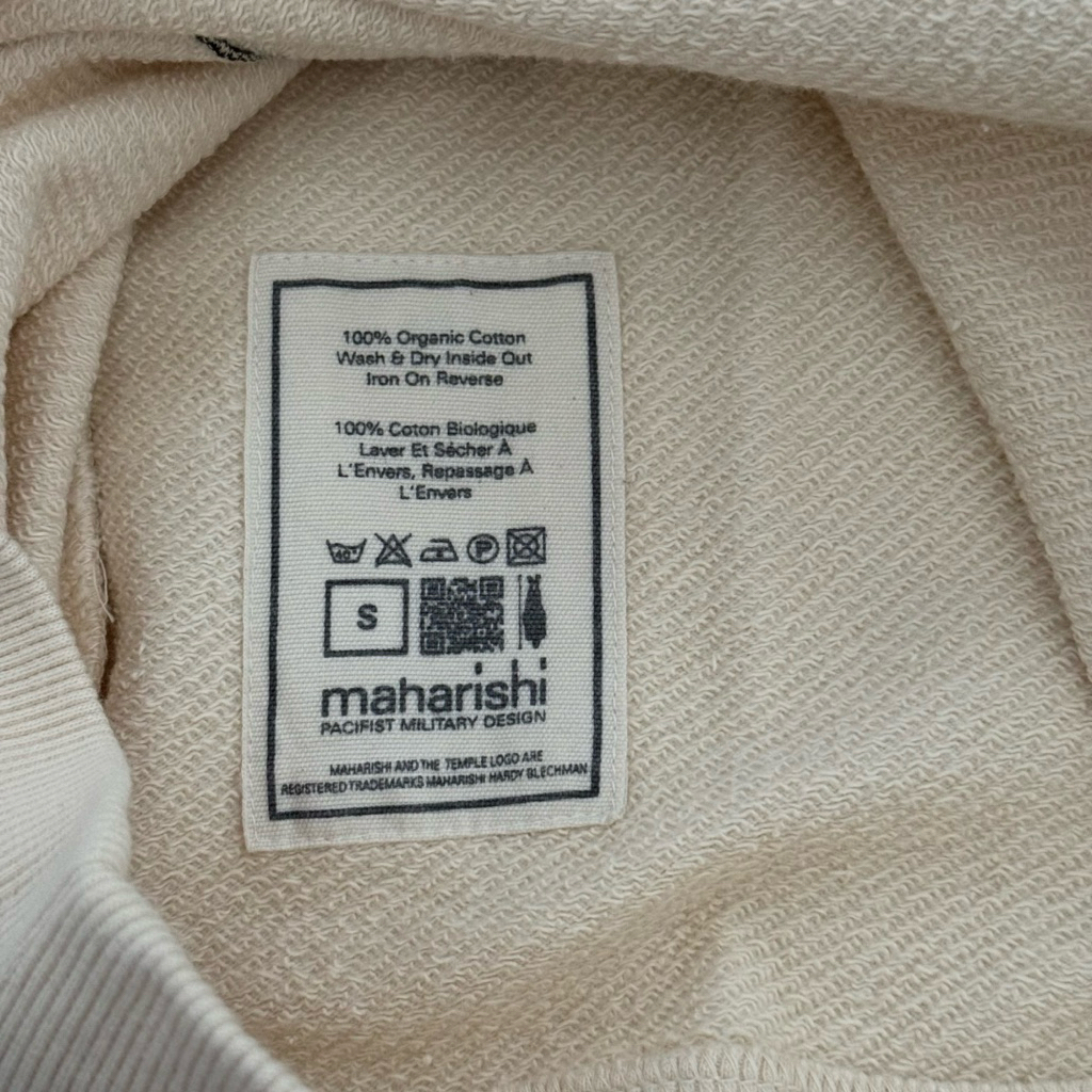 เสื้อสเวตเตอร์ Maharishi สีครีม ไซส์ S มือหนึ่ง ราคา ถูกที่สุด ดีลบีเคเค แกลเลอรีภาพที่ 6
