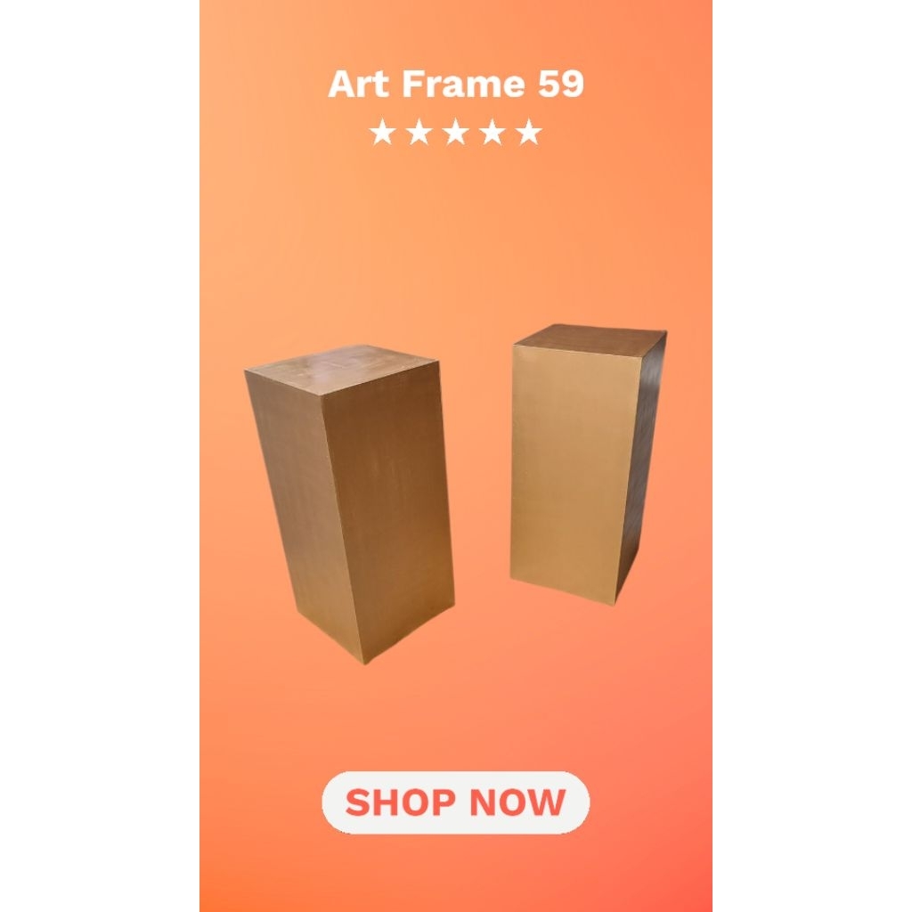 ฐานวางประติมากรรม แจกัน เชิงเทียน 40x50 สูง 100  50x50 สูง 100 เซนติเมตร ราคา เพียง แค่ 1,100 บาท