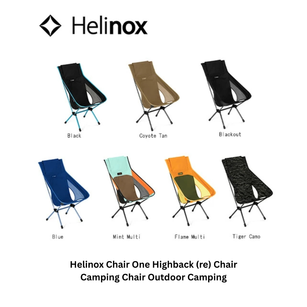 [พร้อมส่ง] Helinox Chair One Highback (re) Chair Camping Chair Outdoor Camping